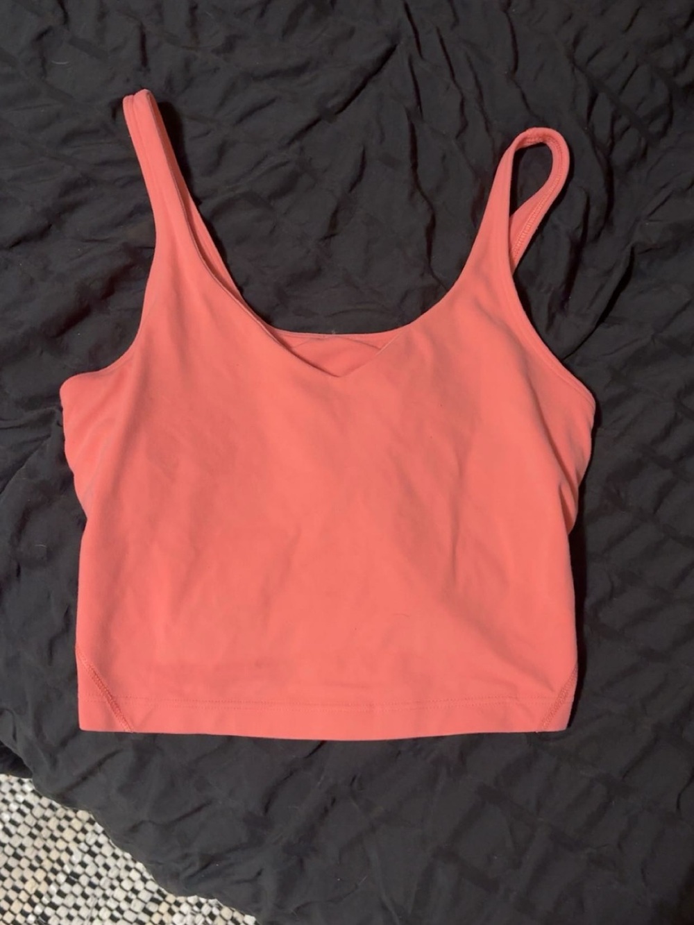 Coral pink Lululemon tank top